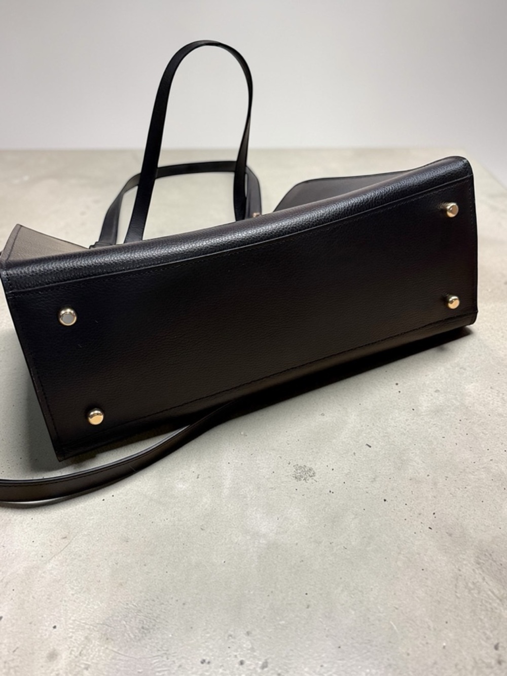 Coach Tatum Carryall Black Double Face Pebbled Leather Handbag C4078 NWOT - Picture 9 of 14